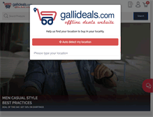 Tablet Screenshot of gallideals.com